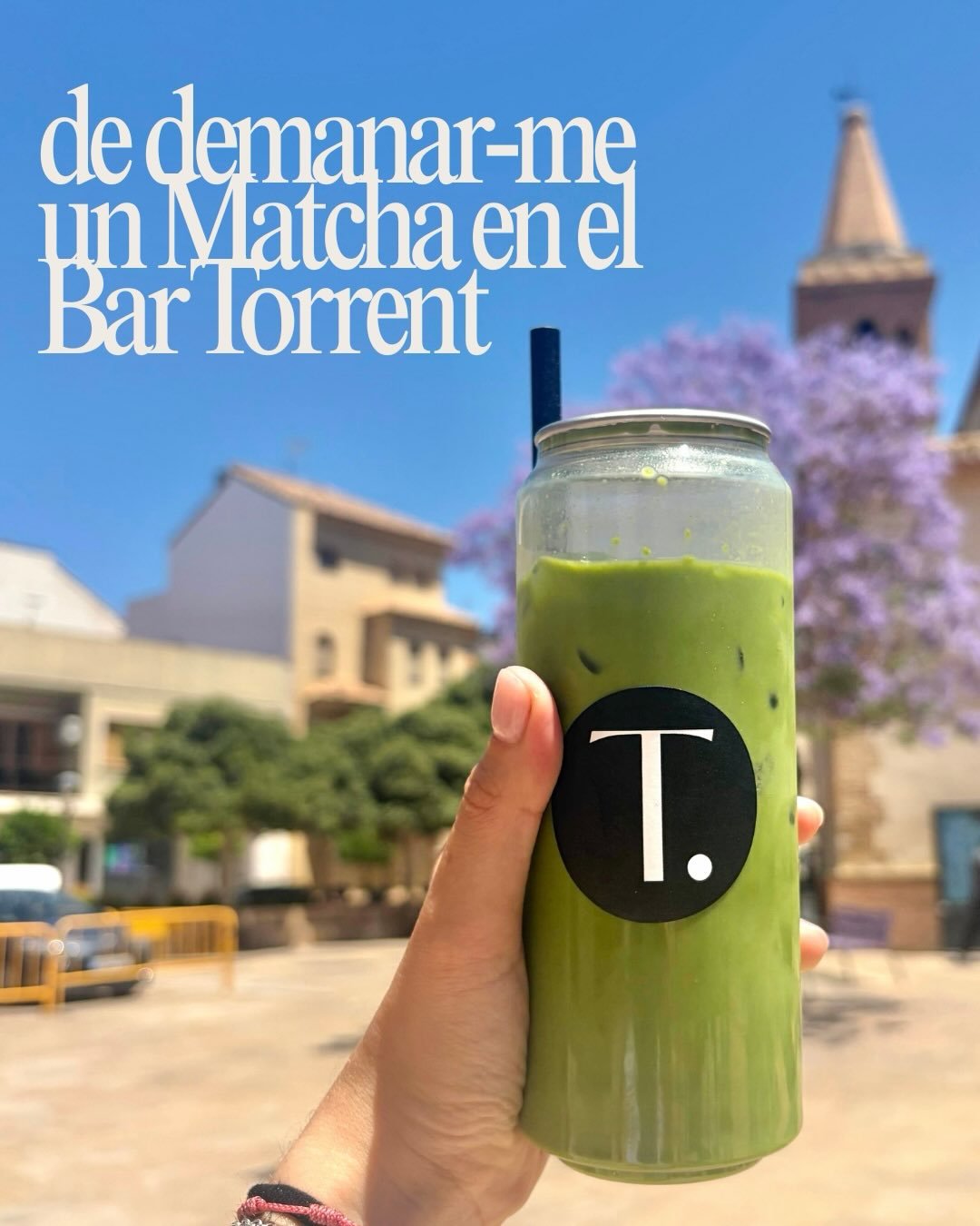 Matcha helado del Bar Torrent